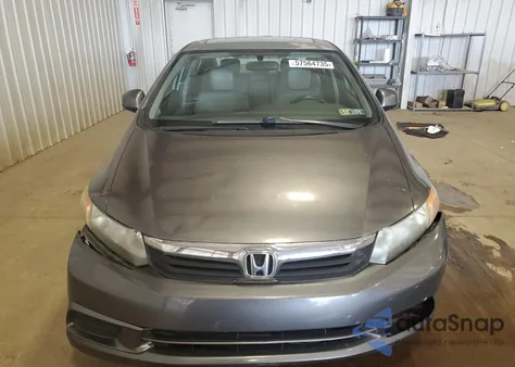 2012 Honda Civic Exl из США, поврежденный, VIN 19XFB2F97CE313368